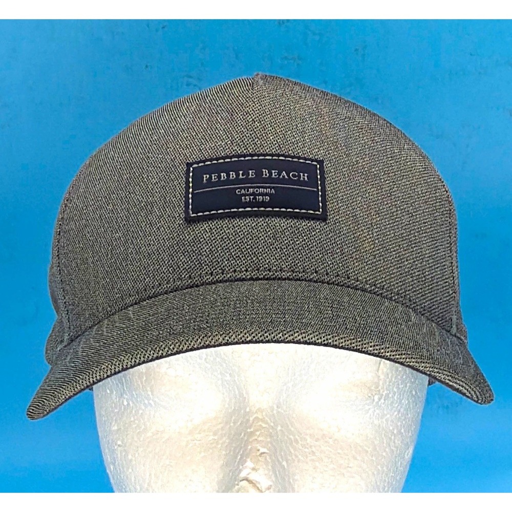 Official Pebble Beach Golf Hat Gray Snapback Made Exclusively For The Resort